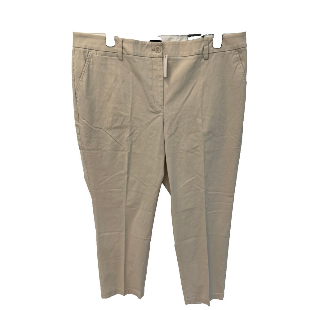 NWT‎ Talbots The Perfect Chino Khaki Size 18W Straight Leg